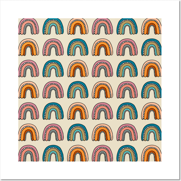 Chubby Rainbows Wall Art by HLeslie Design